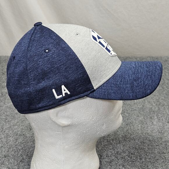 Los Angeles Rams New Era 39Thirty Hat Adjustable Blue Gray NFL On Field Team Cap - Picture 2 of 7